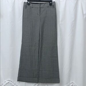 Women’s Express Editor Wide Leg Trousers Size 4 Black & White EUC